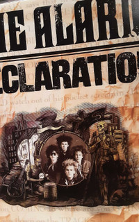 THE ALARM - DECLARATION  - 1984 CANADIAN PRESSING LP 