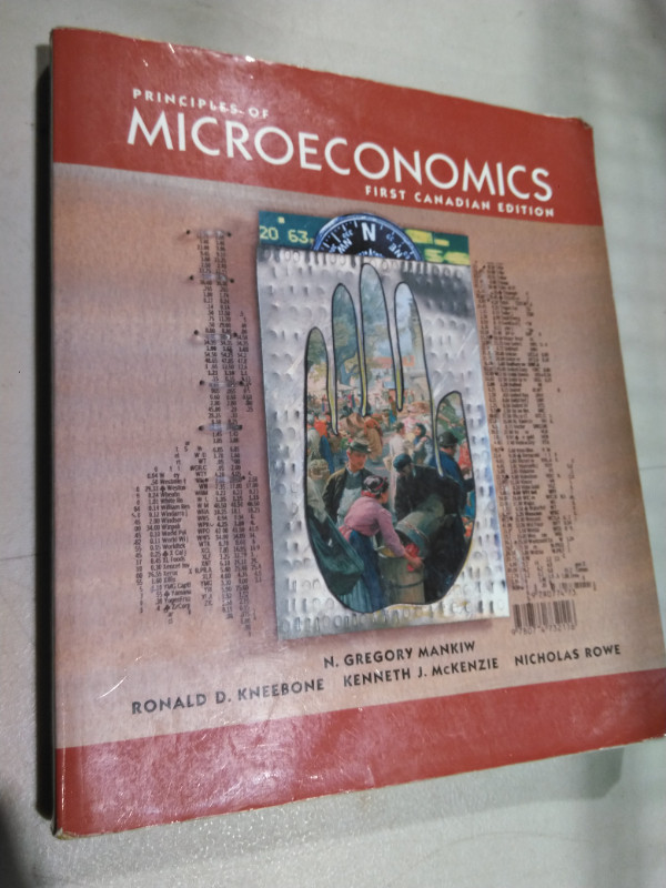 Principles of Microeconomics First Canadian Edition in Textbooks in City of Toronto