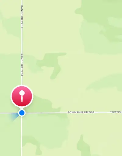 9.99 acres mostly cleared with some Aspen and few Pines. Corner lot with a few good building sites....