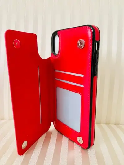 Iphone XS Max wallet phone case (many colours), View more