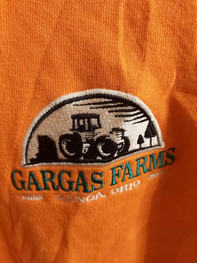 Carhartt Orange Hoodie Farm Branded Vibrant Rare in Men's in Kingston - Image 5