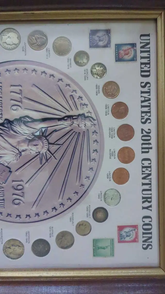 Framed US 20th Century Coins in Arts & Collectibles in Calgary - Image 5