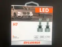 H7 Sylvania LED Headlight Bulb, 6000k Cool White Light