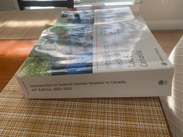 Introduction to Federal Income Taxation in Canada & Study Guide in Textbooks in Leamington - Image 2