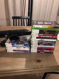 XBox 360 Game and Kinect Lot