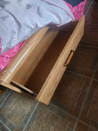 Twin size wood bed frame