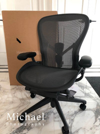 Herman Miller 2024 Remastered Aeron Chair, Brand New   in box