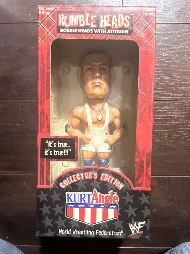 Vintage WWF 2001 Rumble Head Bobble Head Series 1 One WWE ECW TN in Arts & Collectibles in Kingston