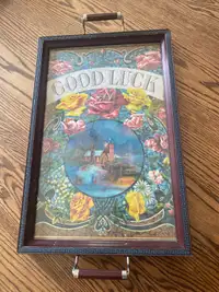 Vintage Tray and Picture