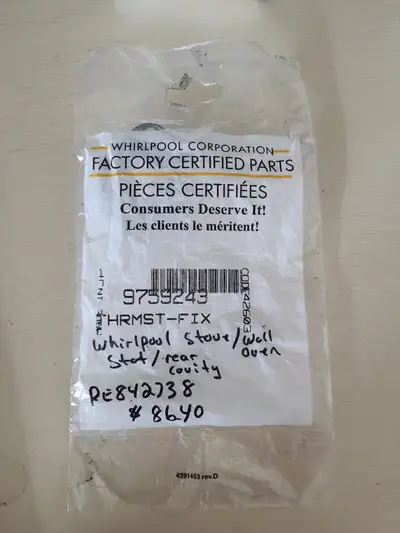 New OEM 9759243 Thermostat Whirlpool Maytag Stove Wall Oven, View more