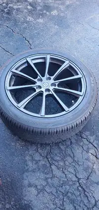 Alloy wheels and tires