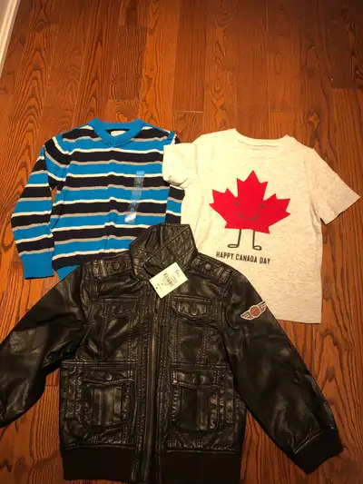 Size 4 kids clothes/pants/tops/shirts/sweaters/jacket/tie, View more