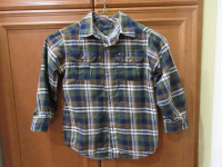 REDUCED Tommy Hilfiger Boys  size 5/6 Lined Plaid shirt /jacket