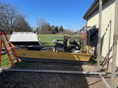 Selling my Air Boat. Believe it’s a Chevy 2.4 L motor I’ve had it several years hasn’t been running...