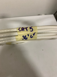 36’ 6” long piece of cat 5 cable