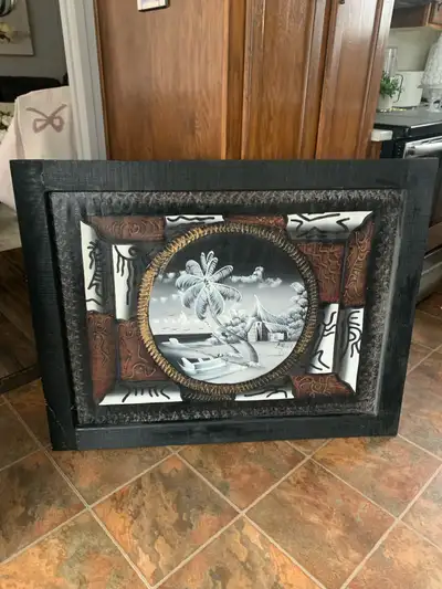custom framed Dominican print, View more