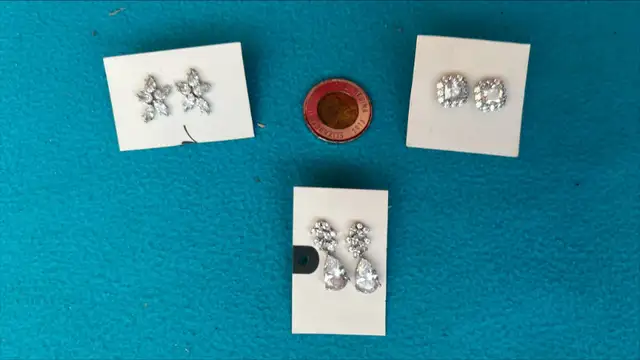 NEW Zircon Stud Earrings. Pick-up in Nepean. in Jewellery & Watches in Ottawa - Image 5