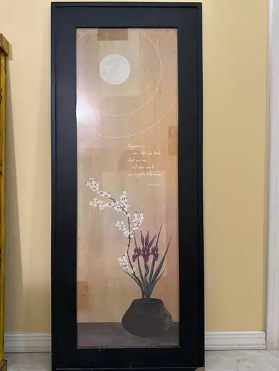Framed Floral Print, View more