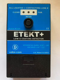 ETEKT+LowE Coating Detector:Model#AE1601