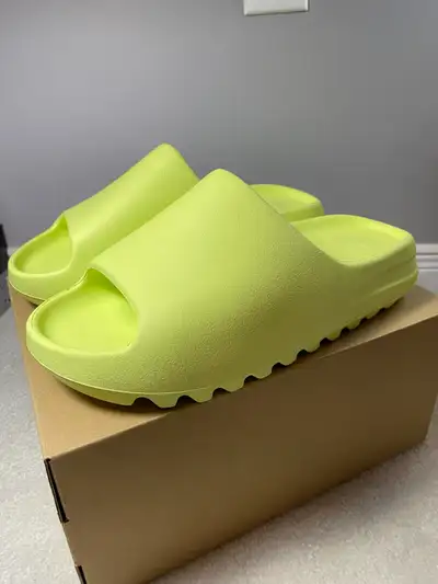 Adidas Yeezy Slide Green Glow - sz 10, View more