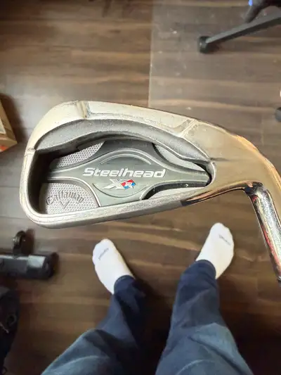 Callaway steelhead xr 5-AW in great condition. Super forgiving and they are long! Great irons for pe...