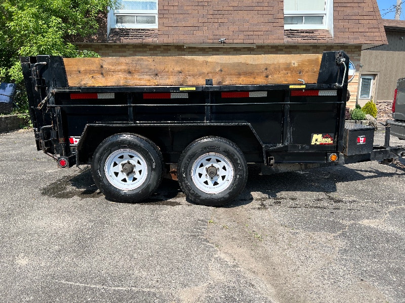 Miska Dump Trailer 2018 w/ Contractor package certified Cargo