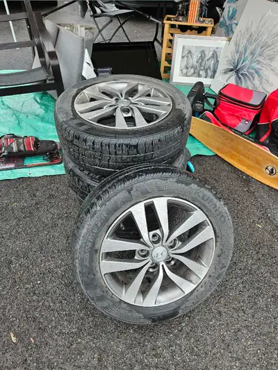 MAGS are 205/55R16 Hyundai.