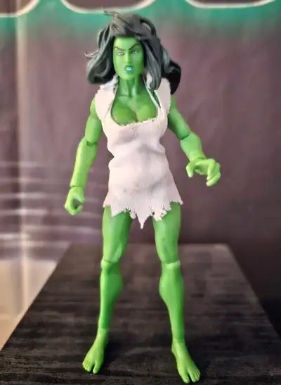 HASBRO MARVEL LEGENDS FIN FANG FOOM SERIES SHE-HULK 6"  2008, View more