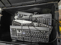 Assorted Keyboards, USB type.