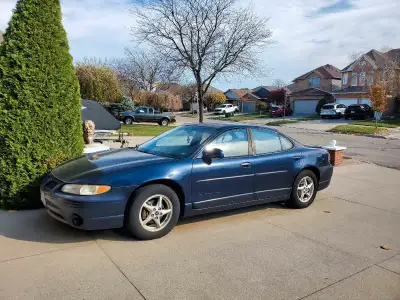 Selling a 2000 Pontiac Grand Prix GT 3.8 litre 6cly 200HP. Fairly new parts over the last five years...
