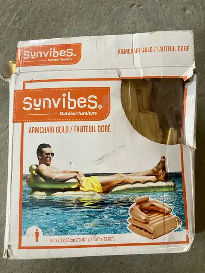 Brand new, package opened Color gold 180 X 70 X60cm/ 70.87’’X27.56’’X23.62’’