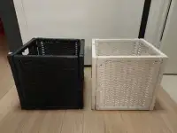IKEA BRANAS Foldable Rattan Baskets