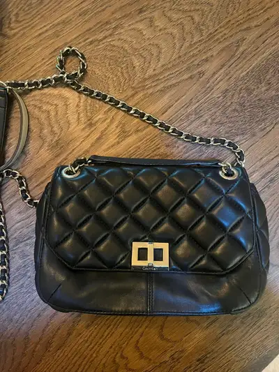 CK Calvin Klein leather bag purse, View more