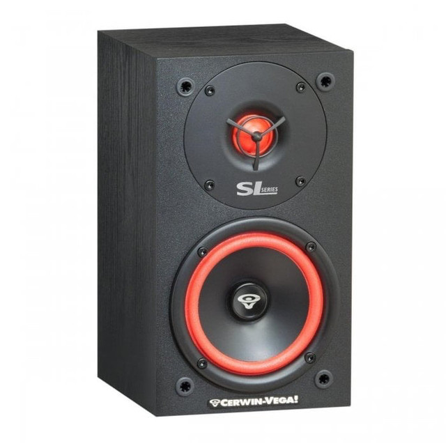 CERWIN-VEGA! SL-5M 2-WAY BOOKSHELF SPEAKERS (PAIR) in Speakers in Markham / York Region - Image 2