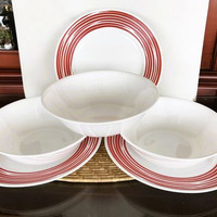 NEW "Corelle" Chip & Break Resistant Dinner Plate11" & Sala Bowl