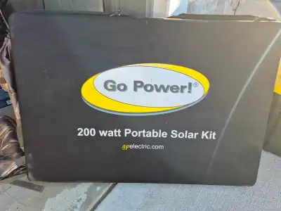 Selling 200 watt Portable Solar Kit: Go Power, View more