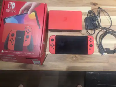 Mario red edition Oled Nintendo switch , View more