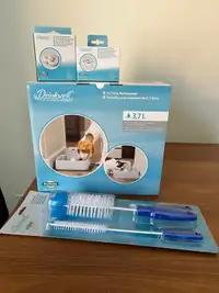 Pet Water Fountain with extra supplies