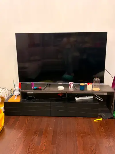 Black TV Stand for TVs up to 70", View more