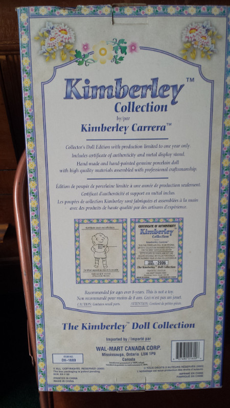 Kimberley Collection Doll in Arts & Collectibles in Peterborough - Image 2