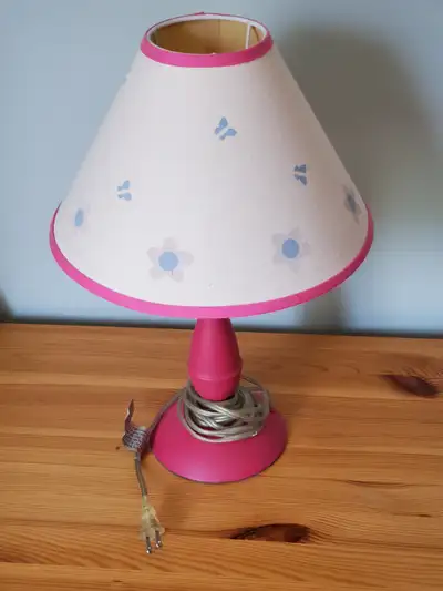 Kid's bedroom lamp with shade, View more