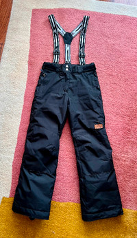 Kids black Jupa ski pants size 12
