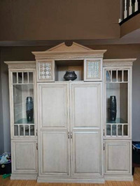 Great Room Maple Cabinet Unit
