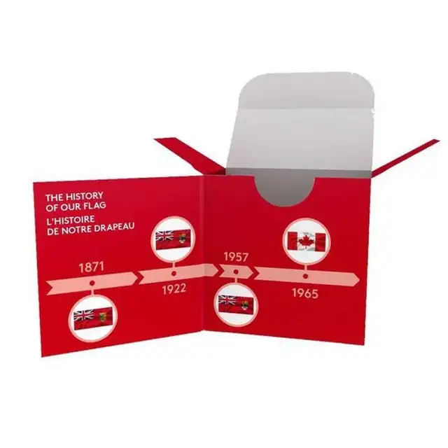 2015 $3 50ᵗʰ Anniversary of Canadian Flag 9999 Ag $75. in Arts & Collectibles in Winnipeg - Image 5