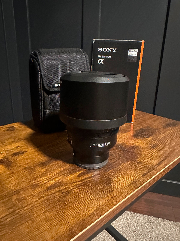 Sony SEL FE 135mm f/1.8 GM E-Mount Lens in Cameras & Camcorders in Cambridge