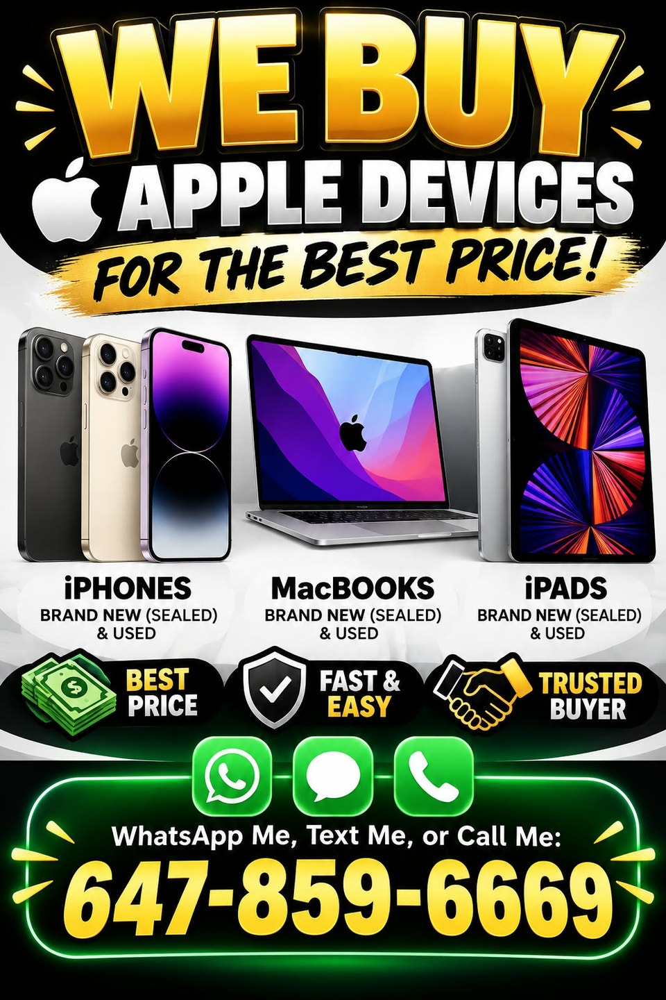 Buying iPhones Pixels Mac Ipads Samsung | Cell Phones | Mississauga ...