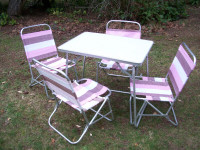 Portable  Camper Table/ Chairs Set