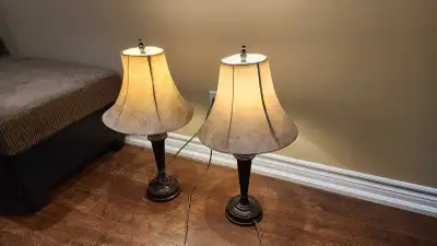 Table Lamps + tall lamp, View more