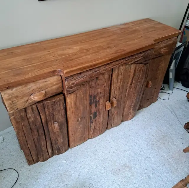 Reclaimed Teak Large Sideboard Buffet Console Table Sideboard in Hutches & Display Cabinets in Markham / York Region - Image 2