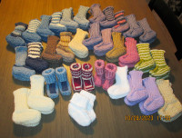 Pantoufles de bébé (chaussons 0-3 mois)